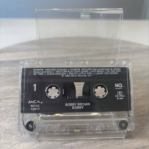 Bobby Brown Bobby Cassette Tape 1992 New Jack Swing R&B READ - Picture 3 of 3